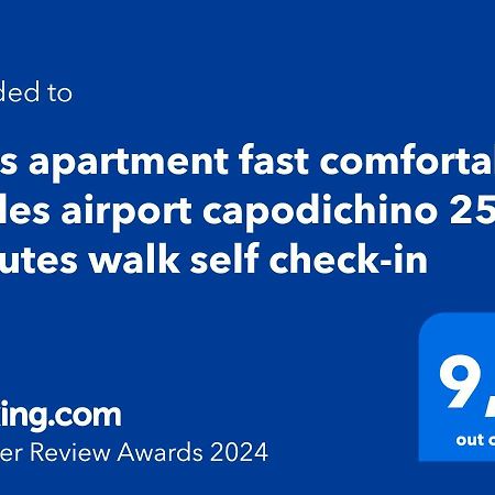Miris Apartment Fast Comfortable Naples Airport Capodichino 25 Minutes Walk Self Check-In Zewnętrze zdjęcie